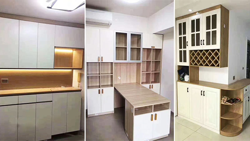 櫥柜生產(chǎn)線(xiàn)加工樣品效果展示